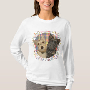 T-shirts Scotties Trigo e Preto em Tartan