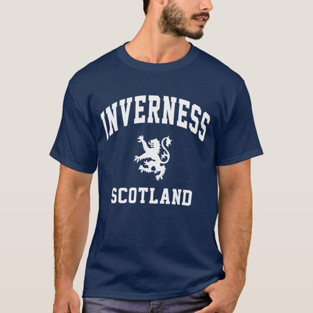 T-shirts Scottish de Inverness (Frente)