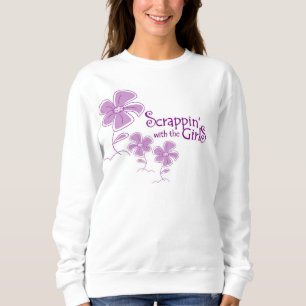 T-shirts Scrappin com a camisola das meninas
