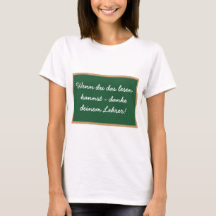 T-shirts Se esses ler podes - agradece seu ensinante!