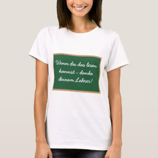 T-shirts Se esses ler podes - agradece seu ensinante!