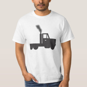 T-shirts Se não faz T do adulto do preto de fumo