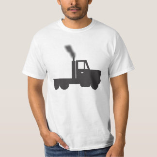 T-shirts Se não faz T do adulto do preto de fumo