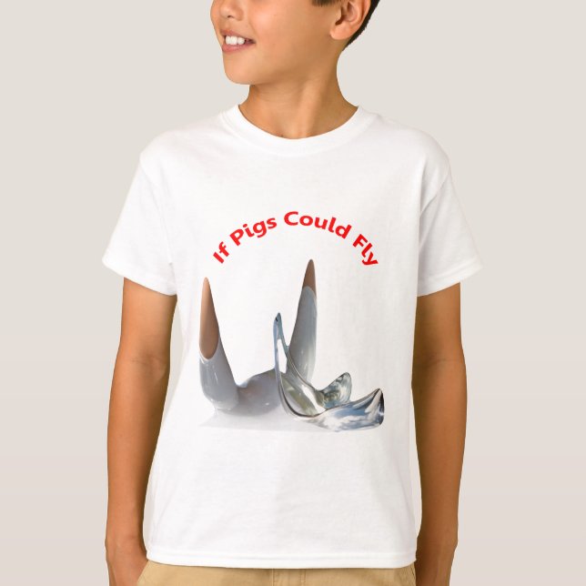 T-shirts Se Os Suínos Puderem Voar (Frente)