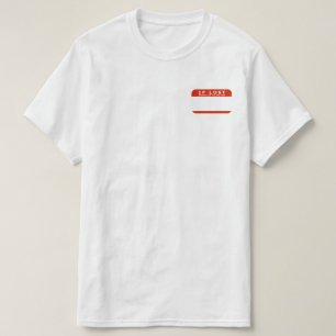 T-shirts se perdido, por favor, chame minha fest fam