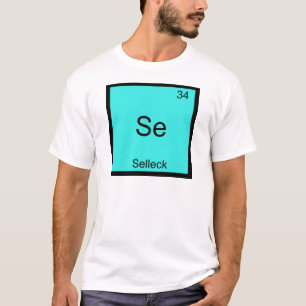 T-shirts Se - Símbolo de Elemento de Química Selleck Funny 