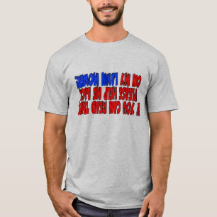 T-shirts Se você pode ler este pôr me para trás sobre me