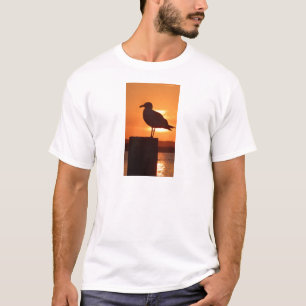 T-shirts Seagull Sunset