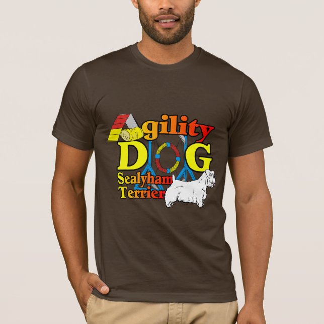 T-shirts Sealyham_Terrier_Agilidade (Frente)