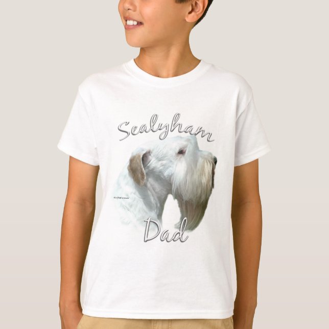T-shirts Sealyham Terrier Pai 2 (Frente)