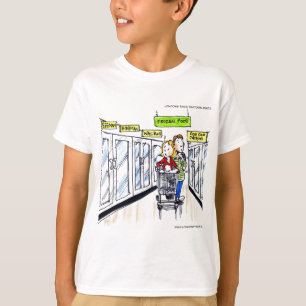 T-shirts Seção de Comida Congelada da Morsa Engraçado