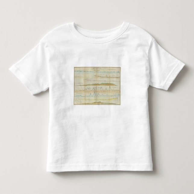 T-shirts Seções verticais de Maine (Frente)