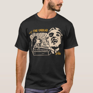 T-shirts Segredos do vivo - ganhe um zombi LIVRE!
