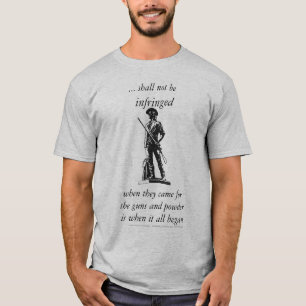 T-shirts Segunda alteração - não será infringida