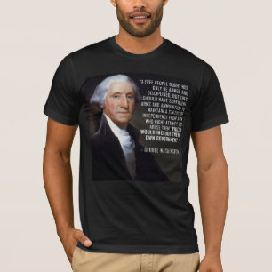 T-shirts Segundas citações da alteração - George Washin