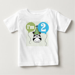 T-shirts Segundo aniversário da zebra