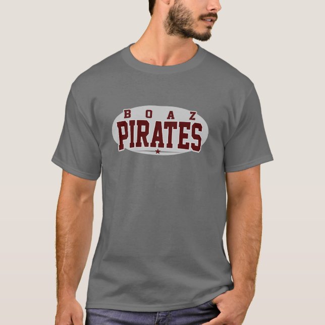T-shirts Segundo grau Boaz; Piratas (Frente)
