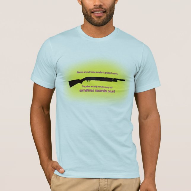 T-shirts Segurança da espingarda (Frente)