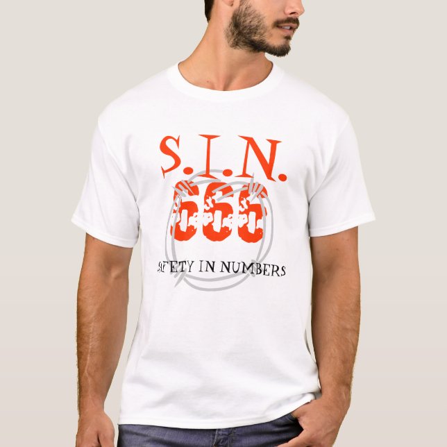 T-SHIRTS SEGURANÇA EM NÚMEROS (SIN) (Frente)