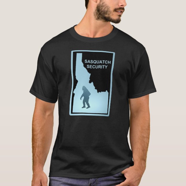 T-shirts Segurança Sasquatch - Idaho (Frente)