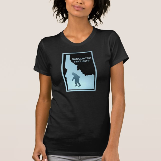 T-shirts Segurança Sasquatch - Idaho (Frente)