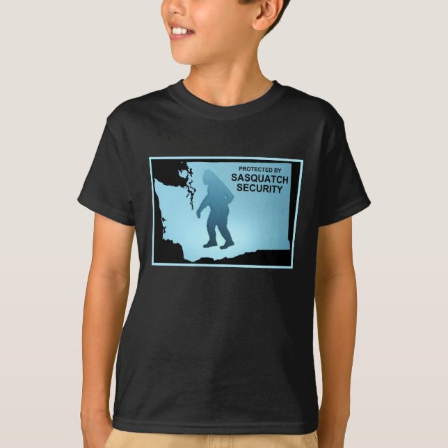 T-shirts Segurança Sasquatch - Washington (Frente)