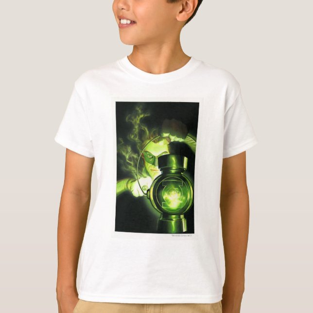 T-shirts Segurando a Lanterna Verde (Frente)