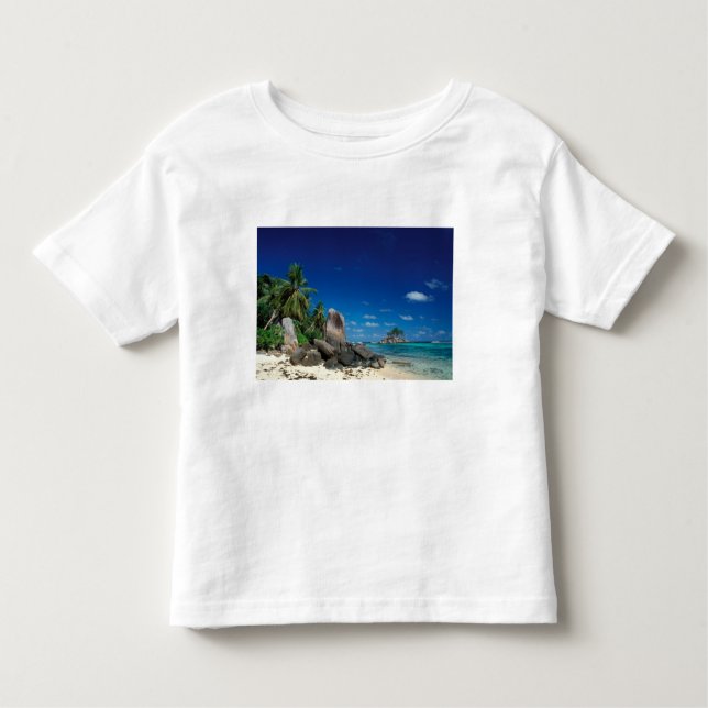 T-shirts Seicheles, Ilha Mahe, Praia de Anse Royale. (Frente)