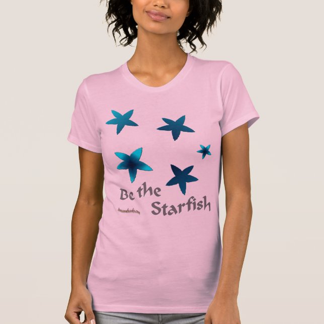 T-shirts Seja a estrela do mar (Frente)