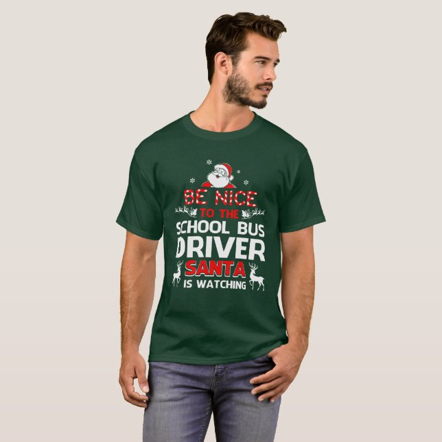 T-shirts Seja agradável ao motorista que de auto escolar o (Frente Completa)