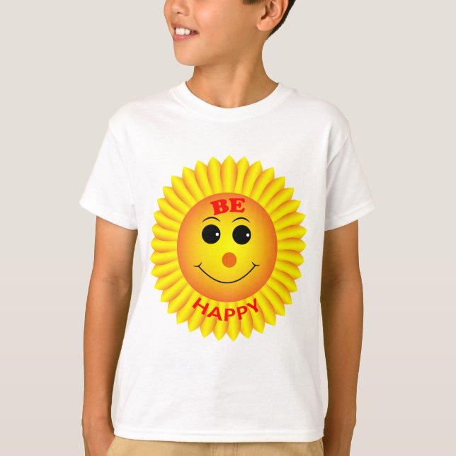 T-shirts Seja feliz (Frente)