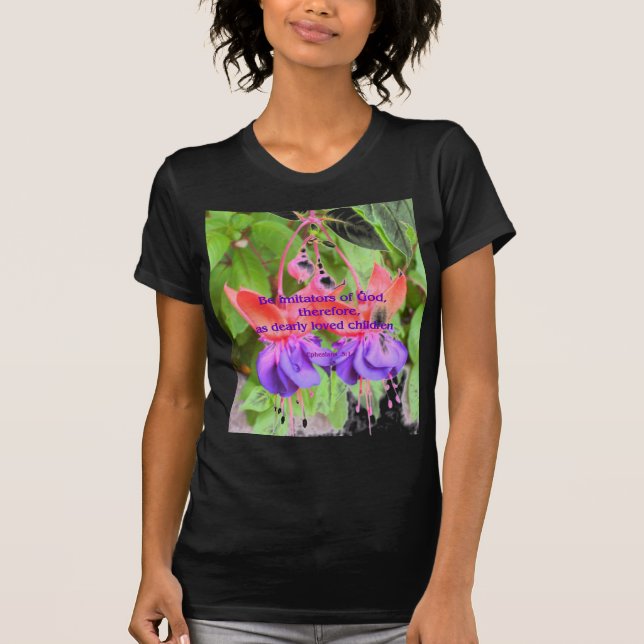 T-shirts Seja imitadores do deus (Frente)