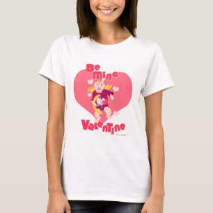 T-shirts Seja meu Namorados Cupid Cartoon Love Slogan