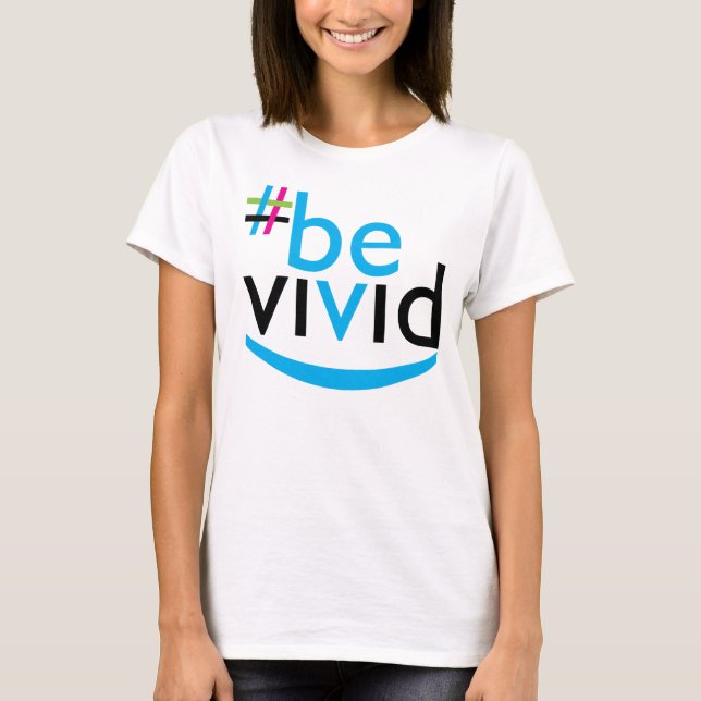 T-shirts Seja sorriso vívido (Frente)