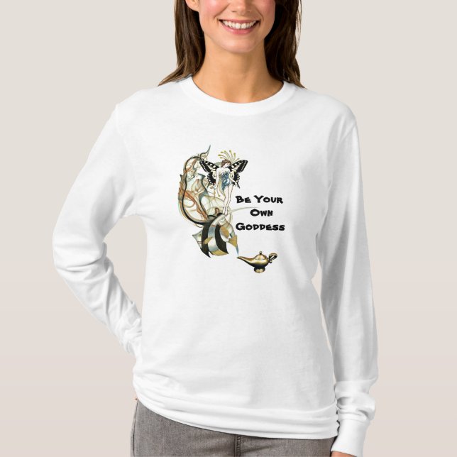 T-shirts Seja sua própria deusa (Frente)