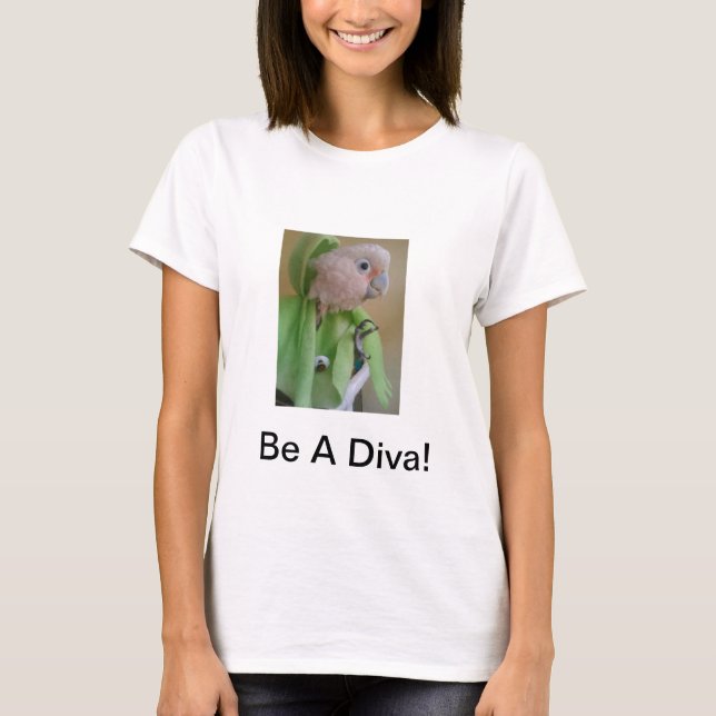 T-shirts Seja um T da diva (Frente)