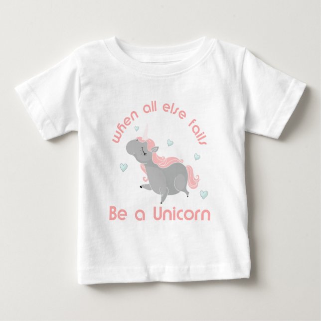 T-shirts Seja um Unicórnio (Frente)