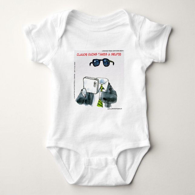 T-shirts Selfie Invisível Divertido (Frente)