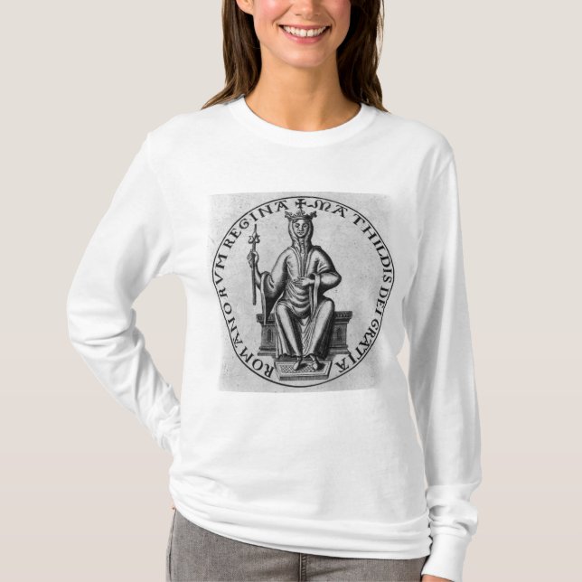 T-shirts Selo da imperatriz Matilda (Frente)