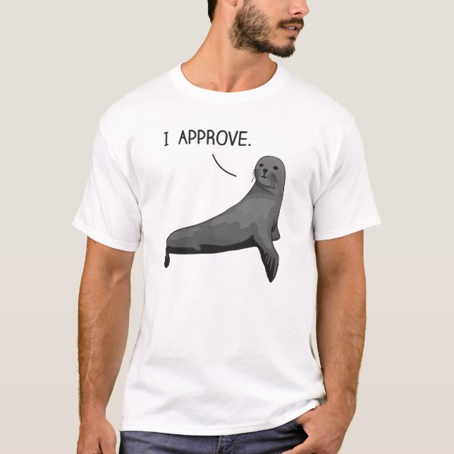 T-shirts Selo de aprovação (Frente)