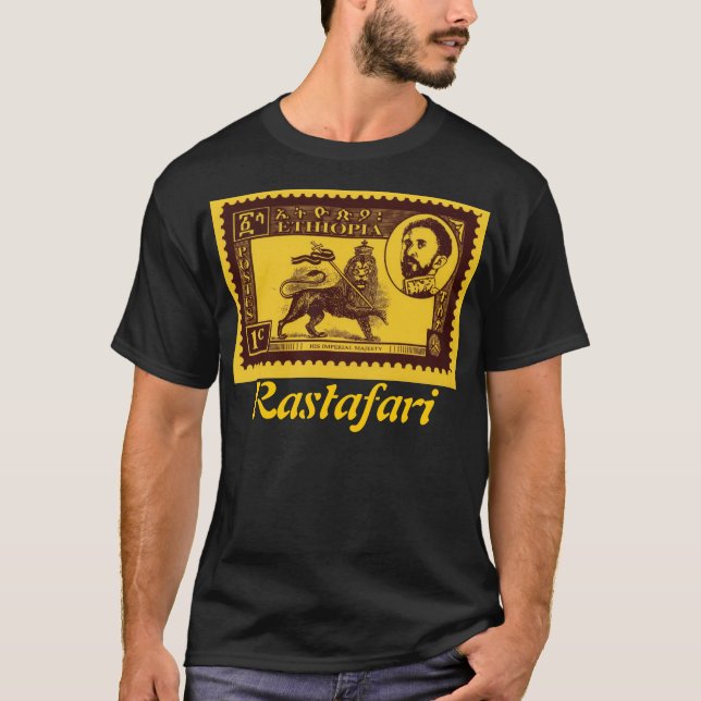 T-shirts Selo de Haile Selassie (Frente)