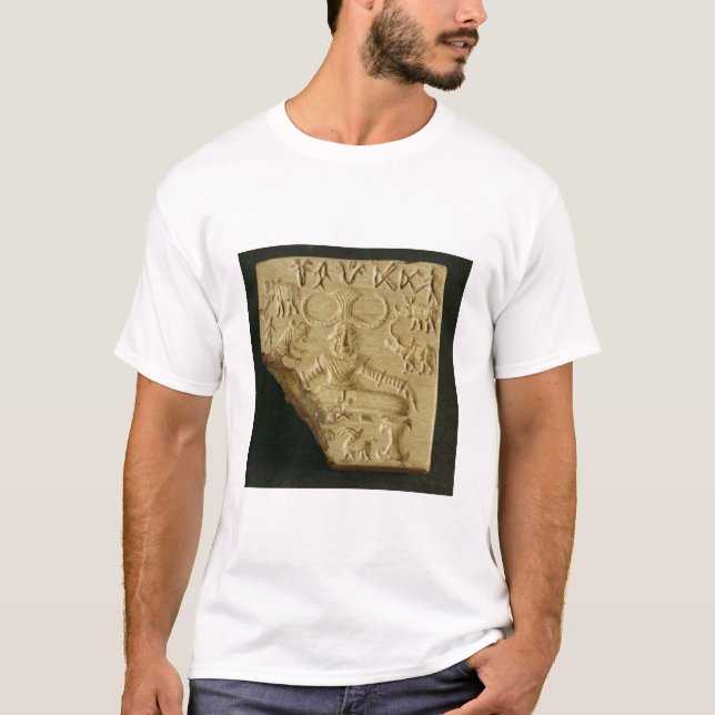 T-shirts Selo de Pasupati da esteatite, Mohenjodaro, (Frente)