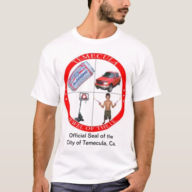 T-shirts Selo de Temecula (Frente)