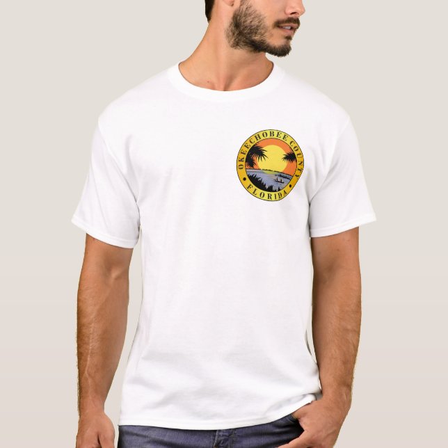 T-shirts Selo do condado de Okeechobee (Frente)