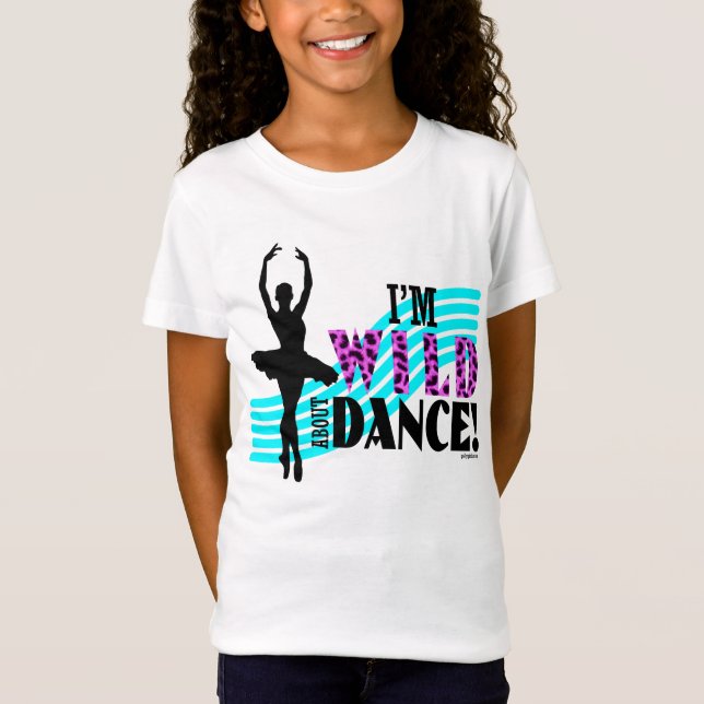 T-shirts Selvagem sobre a dança (Frente)