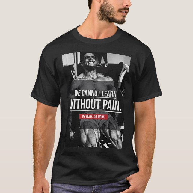 T-shirts SEM DOR SEM GANHO - Motivação do Workout (Frente)