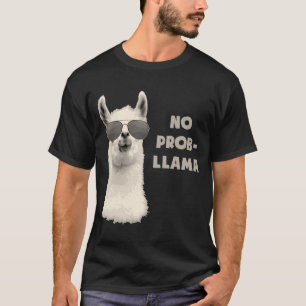 T-shirts Sem problemas Llama