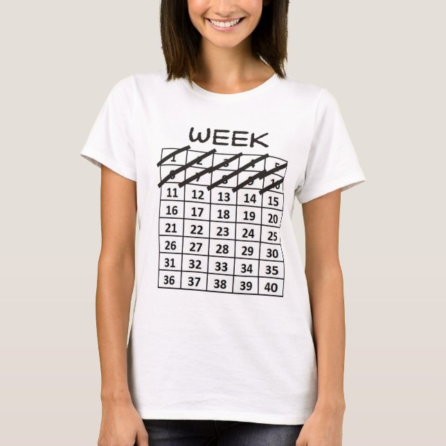 T-shirts Semanas Grávidas (Frente)