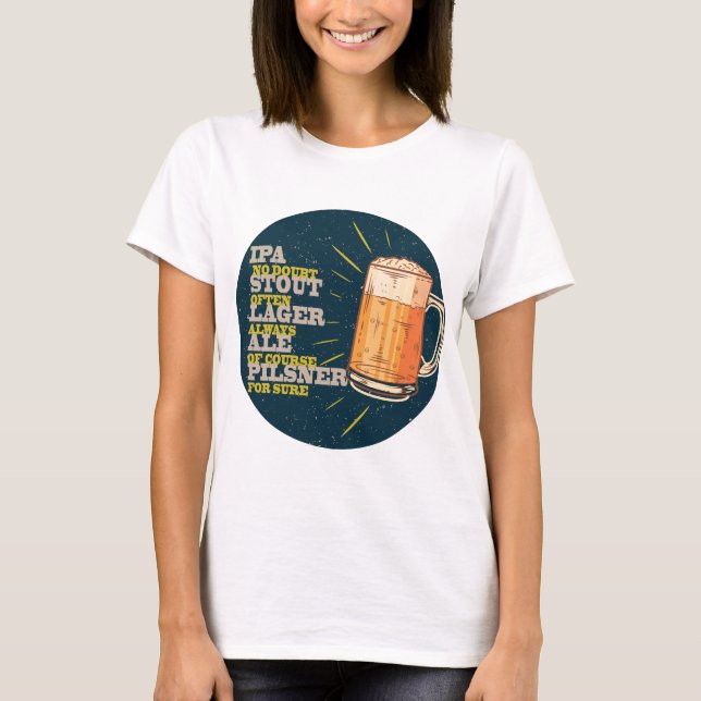 T-shirts Sempre Cerveja (Frente)