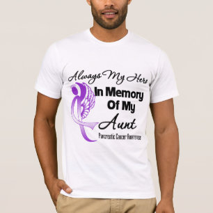 T-shirts Sempre meu herói na tia da memória - câncer de